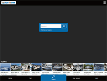 Tablet Screenshot of boat24.com